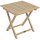 Garden Pleasure Gartentisch SOLO natur quadratisch 50,0 x 50,0 x 50,0 cm