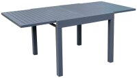 Garden Pleasure Sitzgruppe Elena, grau Kunststoff, Metall, 7-teilig