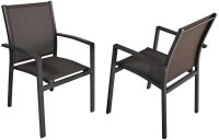 Garden Pleasure Sitzgruppe Elena, grau Kunststoff, Metall, 7-teilig