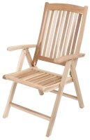Garden Pleasure Sitzgruppe JAVA, natur Holz, 3-teilig