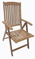 Garden Pleasure Sitzgruppe JAVA, natur Holz, 3-teilig