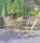Garden Pleasure Sitzgruppe JAVA, natur Holz, 3-teilig