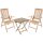 Garden Pleasure Sitzgruppe JAVA, natur Holz, 3-teilig