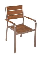 Garden Pleasure Sitzgruppe Florence, silber Kunststoff, Metall, 5-teilig