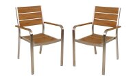 Garden Pleasure Sitzgruppe Florence, silber Kunststoff, Metall, 5-teilig