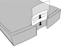 HAN Schubladenbox Impuls  schwarz 1012-13D, DIN A4 mit 4 Schubladen, 1 St.