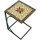 Garden Pleasure Gartentisch AMARILLO braun, ocker, beige quadratisch 35,0 x 35,0 x 53,0 cm