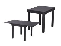 Garden Pleasure Gartentisch ELENA anthrazit quadratisch...