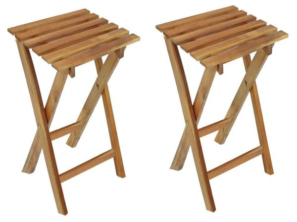 Garden Pleasure Gartenhocker YAKIMA braun, 2 St.