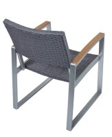 Garden Pleasure Sitzgruppe AVA, silber Kunststoff, Metall, 7-teilig