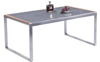 Garden Pleasure Sitzgruppe AVA, silber Kunststoff, Metall, 7-teilig