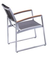 Garden Pleasure Sitzgruppe AVA, silber Kunststoff, Metall, 7-teilig