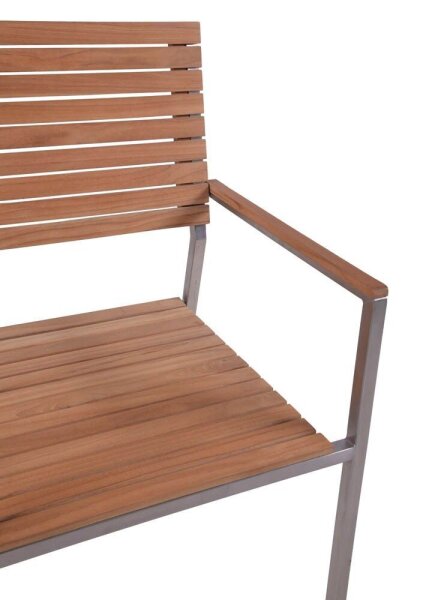Garden Pleasure Sitzgruppe DENVER, silber Holz, Metall, 5-teilig