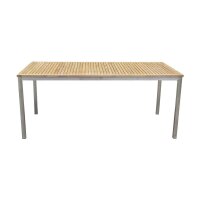 Garden Pleasure Sitzgruppe DENVER, silber Holz, Metall, 5-teilig