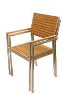 Garden Pleasure Sitzgruppe DENVER, silber Holz, Metall, 5-teilig