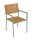 Garden Pleasure Sitzgruppe DENVER, silber Holz, Metall, 5-teilig
