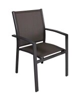 Garden Pleasure Sitzgruppe Nerea, grau Kunststoff, Metall, 9-teilig