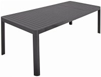 Garden Pleasure Sitzgruppe AMIRA, grau Kunststoff, Metall, 9-teilig
