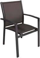 Garden Pleasure Sitzgruppe AMIRA, grau Kunststoff, Metall, 9-teilig