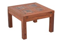 Garden Pleasure Gartentisch KOKODA braun quadratisch 70,0 x 70,0 x 45 cm