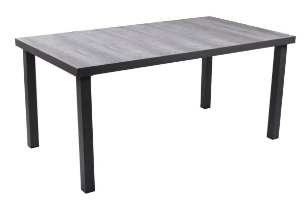 Garden Pleasure Gartentisch RANA grau rechteckig 90,0 x 162,0 x 75,0 cm