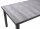 Garden Pleasure Gartentisch RANA grau rechteckig 90,0 x 162,0 x 75,0 cm