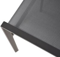 Garden Pleasure Sitzgruppe DAVINA, anthrazit Kunststoff, Metall, 5-teilig