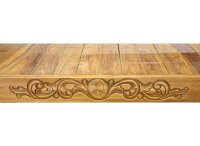 Garden Pleasure Gartenbank PADAR 940229 natur Holz 135,0 cm