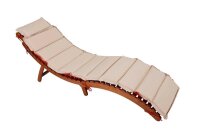 Garden Pleasure Sonnenliege NASSAU natur Holz