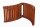 Garden Pleasure Sonnenliege NASSAU natur Holz