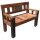 Garden Pleasure Gartenbank SUMBA 940235 braun Holz 180,0 cm  ( 940235 )