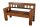 Garden Pleasure Gartenbank SUMBA 940234 braun Holz 150,0 cm  ( 940234 )
