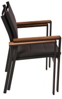Garden Pleasure Sitzgruppe DAVINA, anthrazit Kunststoff, Metall, 5-teilig