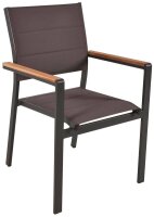 Garden Pleasure Sitzgruppe DAVINA, anthrazit Kunststoff, Metall, 5-teilig