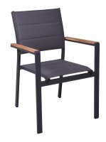 Garden Pleasure Sitzgruppe DAVINA, anthrazit Kunststoff, Metall, 5-teilig