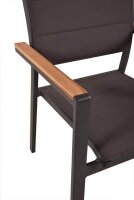 Garden Pleasure Sitzgruppe DAVINA, anthrazit Kunststoff, Metall, 5-teilig
