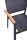 Garden Pleasure Sitzgruppe DAVINA, anthrazit Kunststoff, Metall, 5-teilig