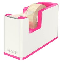 LEITZ Tischabroller WOW Duo Colour perlweiß/pink