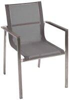Garden Pleasure Sitzgruppe SIENNA, silber Kunststoff, Metall, 5-teilig