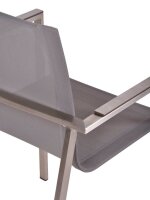 Garden Pleasure Sitzgruppe SIENNA, silber Kunststoff, Metall, 5-teilig
