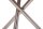 Garden Pleasure Sitzgruppe SIENNA, silber Kunststoff, Metall, 5-teilig