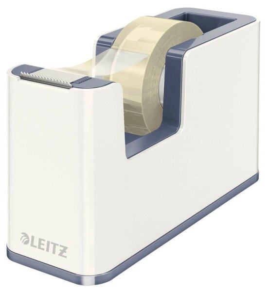 LEITZ Tischabroller WOW Duo Colour perlweiß/grau