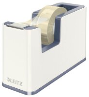 LEITZ Tischabroller WOW Duo Colour perlweiß/grau