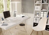 LEITZ Tischabroller WOW Duo Colour perlweiß/grau