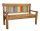 Garden Pleasure Gartenbank TIMOR 940232 natur Holz 150,0 cm