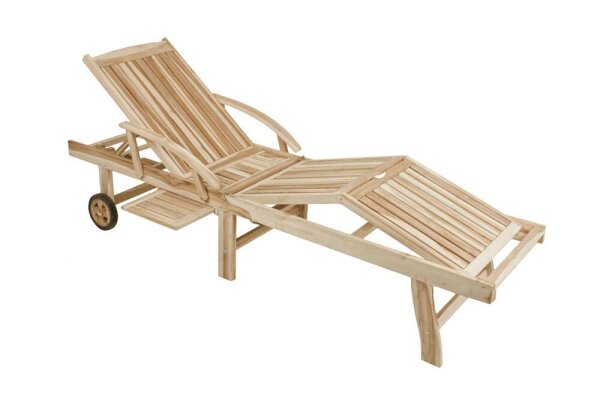 Garden Pleasure Sonnenliege JAVA natur Holz