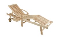 Garden Pleasure Sonnenliege JAVA natur Holz