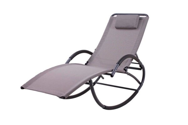 Garden Pleasure Schaukelliege SIROS anthrazit Stahl