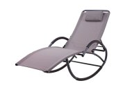 Garden Pleasure Schaukelliege SIROS anthrazit Stahl