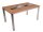 Garden Pleasure Gartentisch FLORENCE champagner rechteckig 90,0 x 150,0 x 75,0 cm